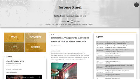site internet de Jérôme Pinel